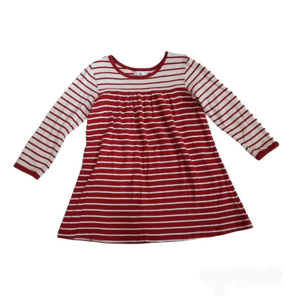 Hanna Andersson Girls Striped Play Dress 100cm